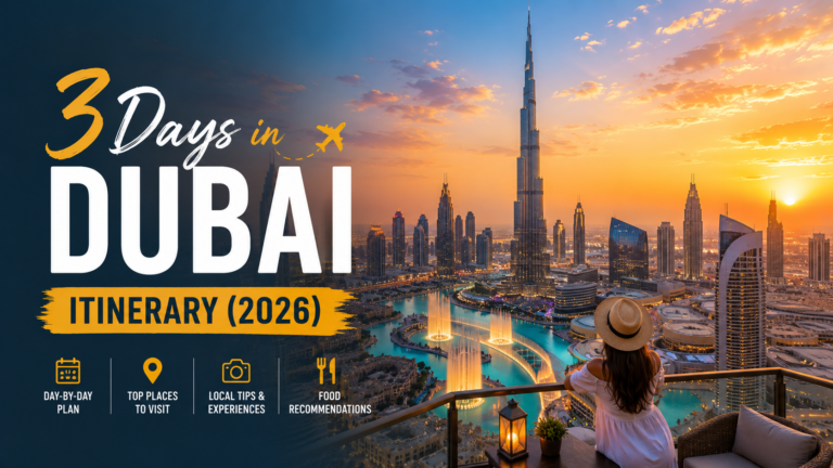 3 Days in Dubai Itinerary (2026)