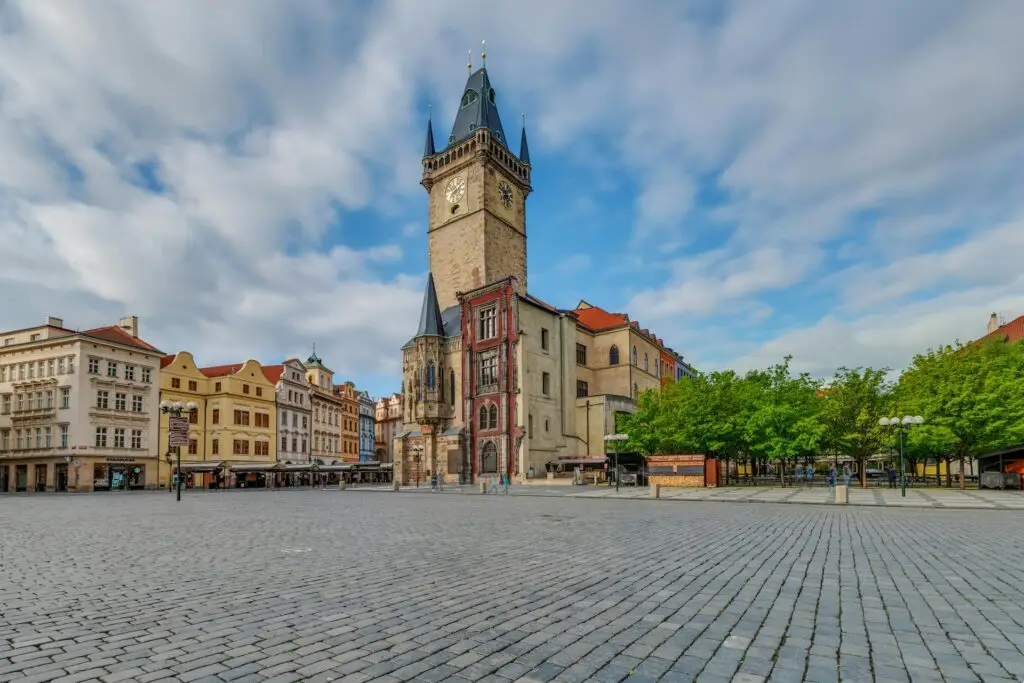 Old Town Square Prague city view