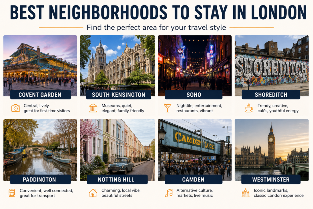 Best Neighborhoods to Stay in London 2026