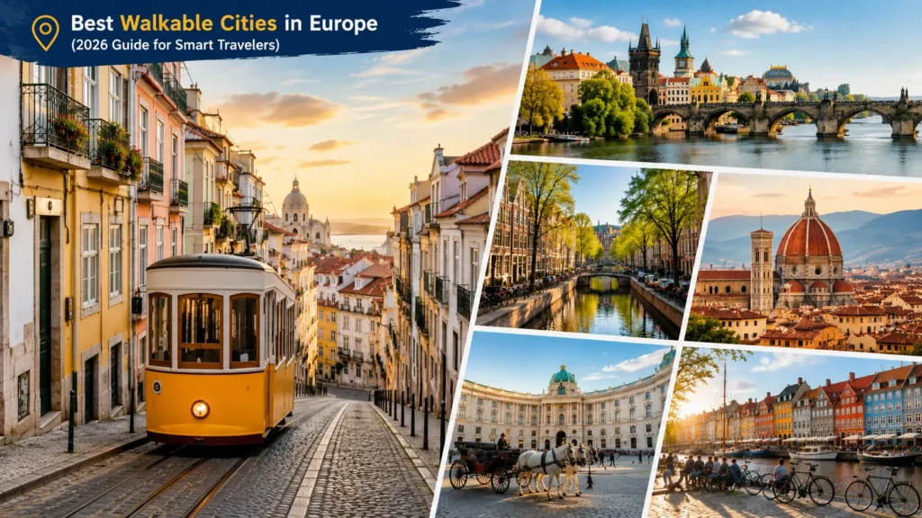 Best Walkable Cities in Europe (2026 Guide for Smart Travelers)